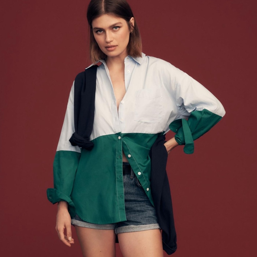 NWT Anthropologie Button Down / Size XS